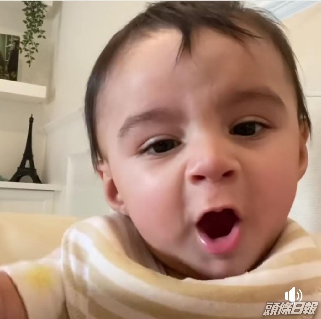 孫仔月底7個月喇。